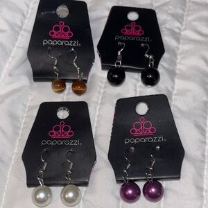 Paparazzi Black and Brown Earrings Collection